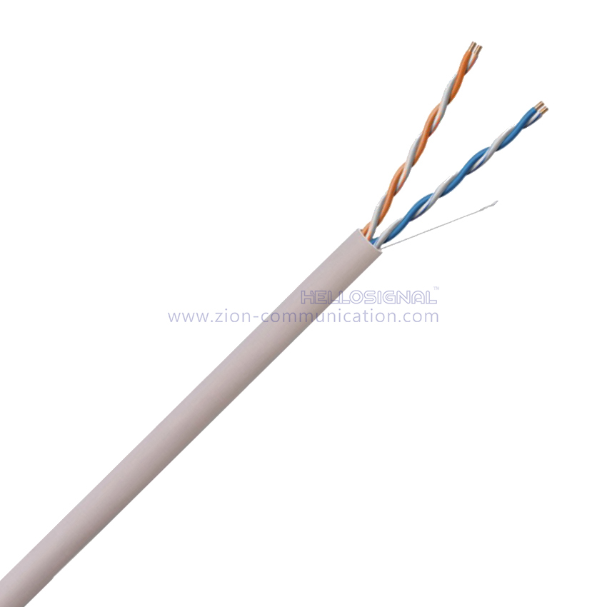 U/UTP CAT 3 Twisted 2 Pairs Installation Cable