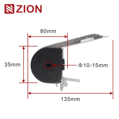 FTTX ADSS Suspension Clamp J Hook Suspension Clamp for ADSS Fiber Optic Round Cable ZCTGC-03