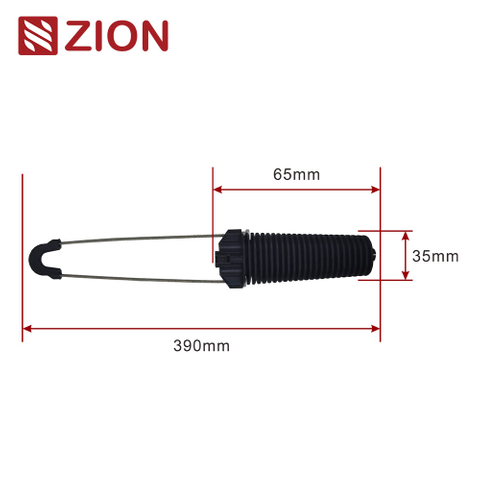 FTTX ADSS Tension Anchor clamp High Strength Fiber overhead wire Cable Suspension Clamp ADSS Anchor Clamp high tension cable clamp ZCPGC-03