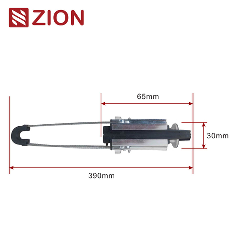 FTTX ADSS Tension Anchor clamp High Strength Fiber overhead wire Cable Suspension Clamp ADSS Anchor Clamp high tension cable clamp ZCPGC-08