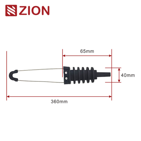 FTTX ADSS Tension Anchor clamp High Strength Fiber overhead wire Cable Suspension Clamp ADSS Anchor Clamp high tension cable clamp ZCPGC-04