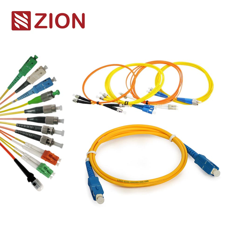 Optical Fiber Patch Cords cables SC LC FC ST APC UPC Types Duplex cords 
