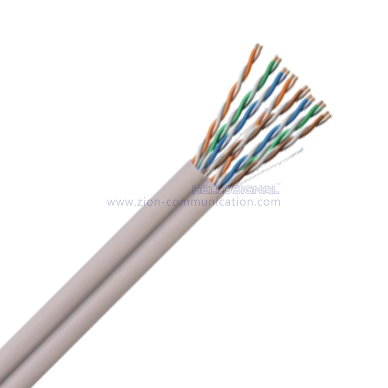 U/UTP Dual CAT 5E BC PVC CMP Twisted Pair Installation Cable