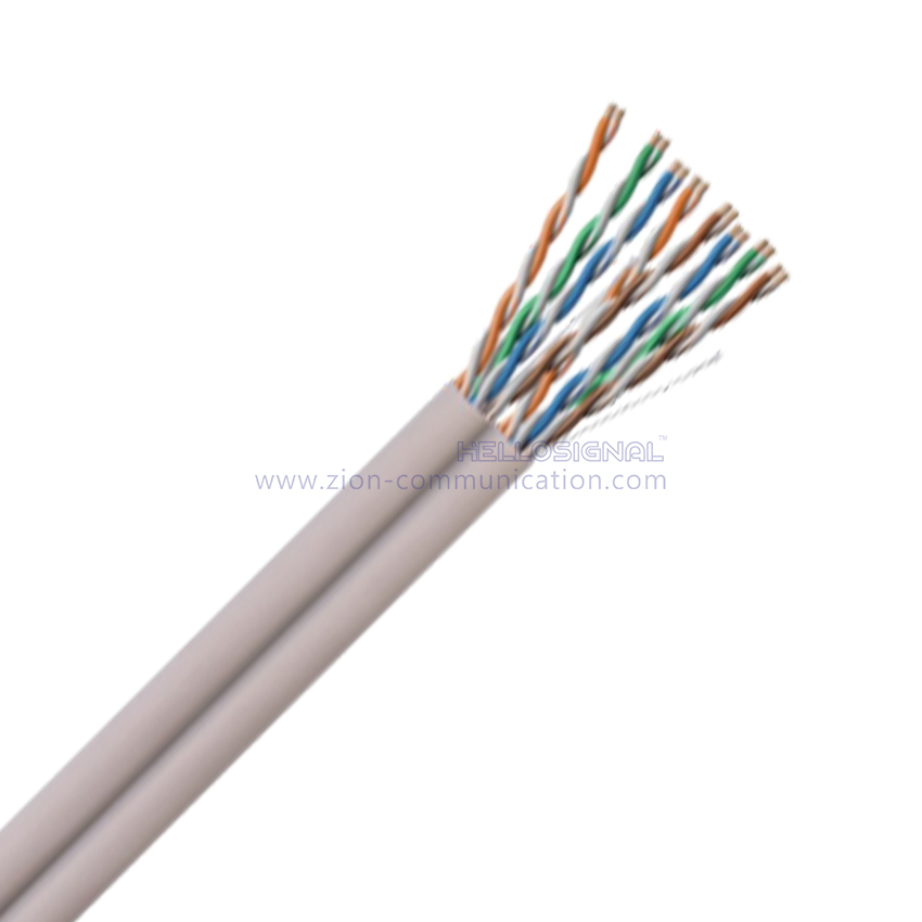 U/UTP Dual CAT 5E BC PVC CM Twisted Pair Installation Cable