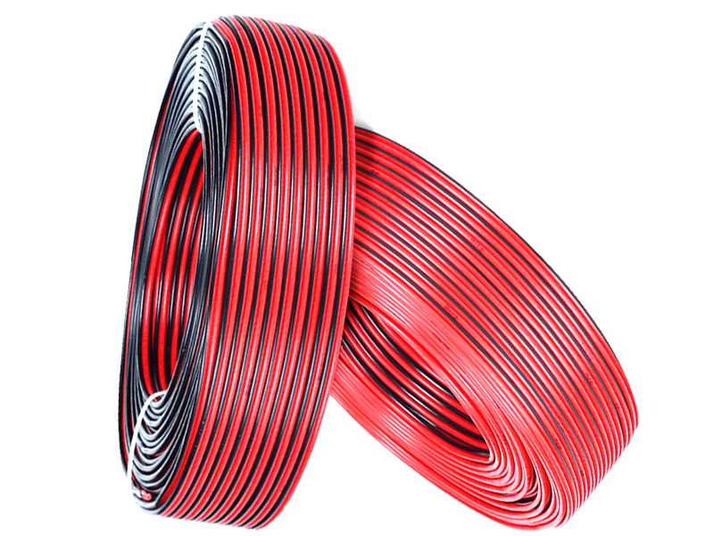 loud speaker cable black&red pvc 2