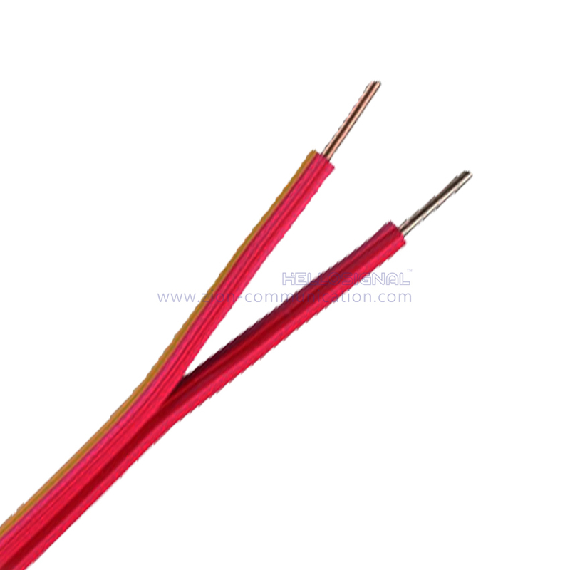 NO.7110232 16AWG 2/C STR Zipcord Unshielded FPLR-CL2R Fire Alarm Cables 