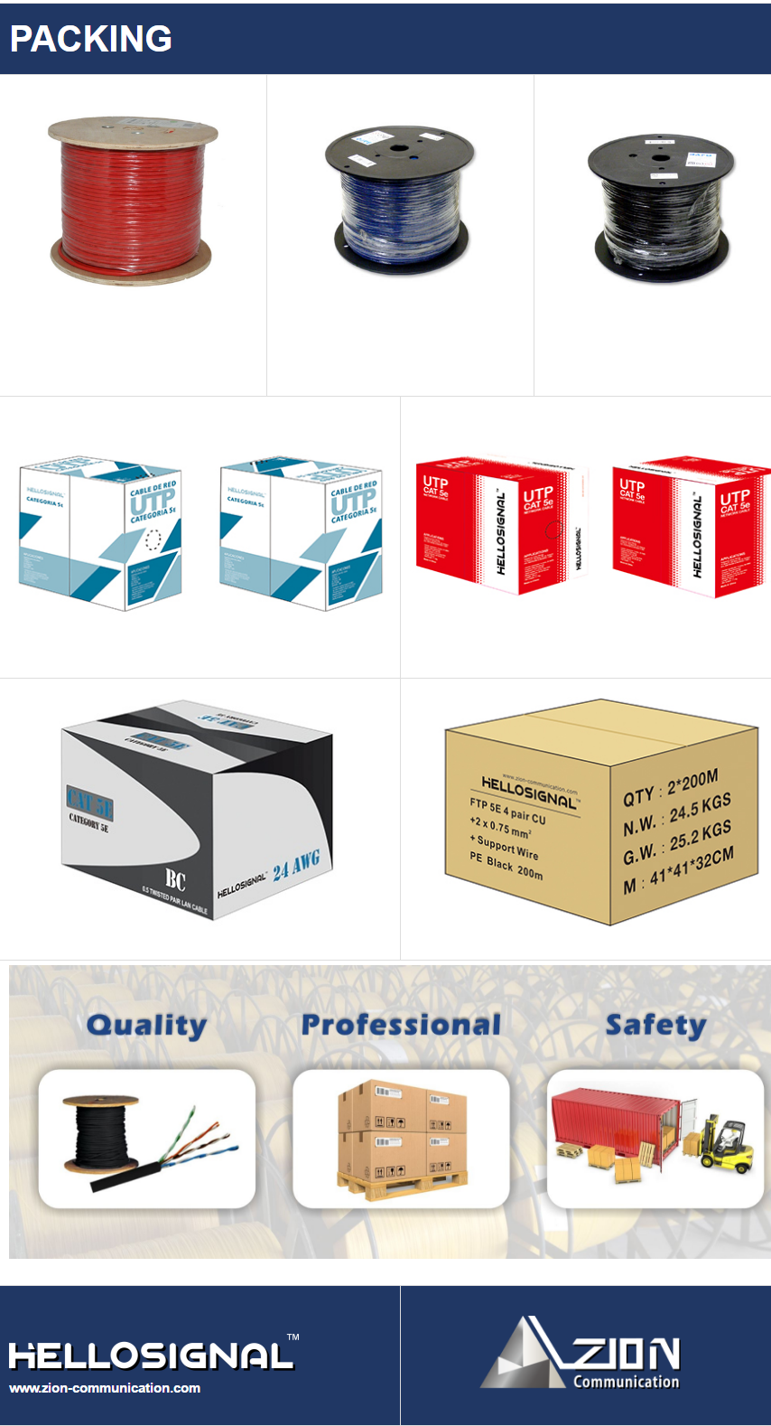 U_UTP CAT 5E BC PVC Twisted Pair Installation Cabl U_UTP CAT 5E BC PVC Twisted Pair Installation Cabl