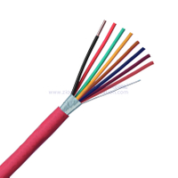 NO.7110165 18AWG 8/C SOL Shielded FPL-CL2 Fire Alarm Cables 