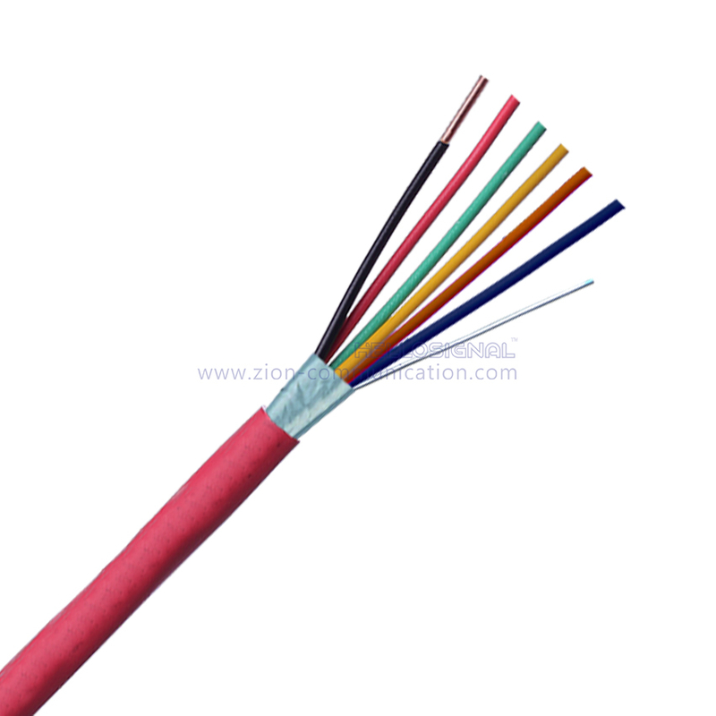 NO.7110164 18AWG 6C SOL Shielded FPL-CL2 Fire Alarm Cables 