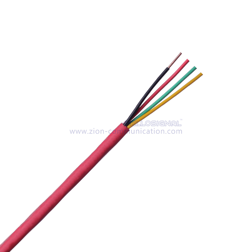 NO.7110045 16AWG 4/C SOL FPLP-CL2P Fire Alarm Cables 