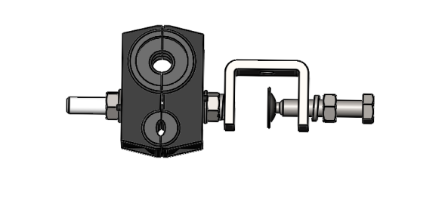 Feeder Cable Clamp, for 1x(4.8-7)+1x(15-22)mm Cable, 2Way