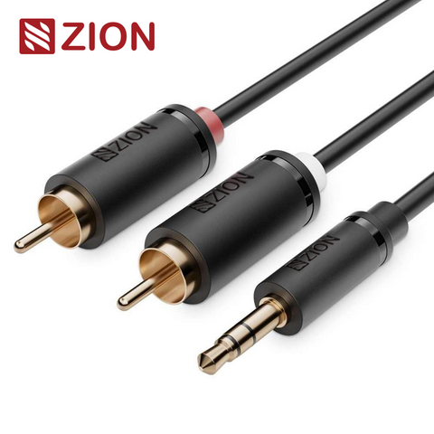 NO.ZCC104-3.5mm Male to 2RCA Male Audio Cable