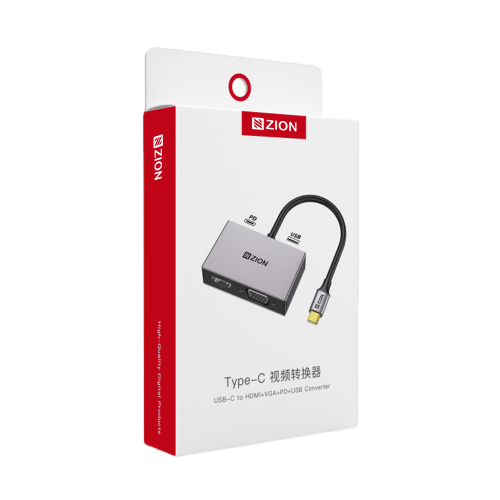 H107-Type-C_HDMI+VGA+USB3.0+PD_4-in-1_Converter_packing H107-Type-C_HDMI+VGA+USB3.0+PD_4-in-1_Converter_packing