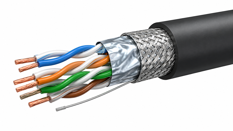 Industrial Ethernet Cable Structure Concept