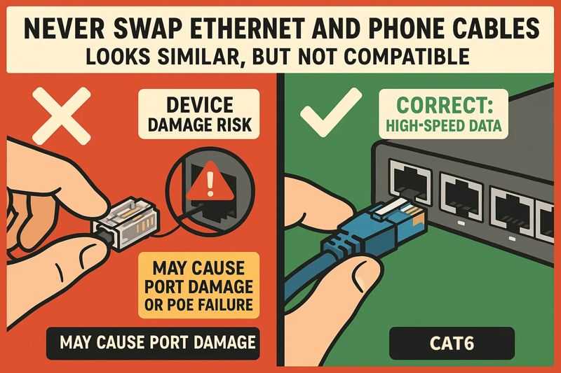 Can a Phone Cable be Used for Ethernet Can a Phone Cable be Used for Ethernet