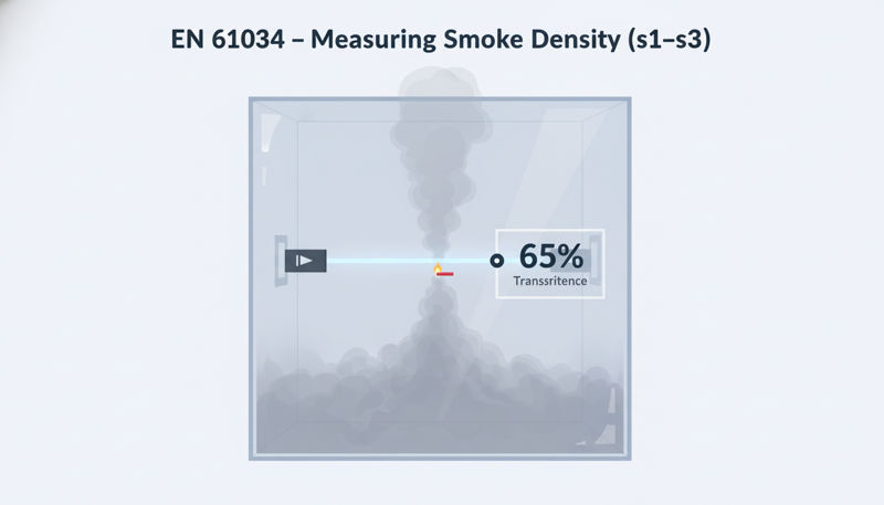 EN 61034 – Smoke Density Test
