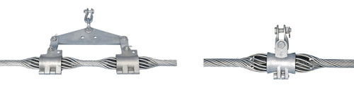 2. Installation of suspension clamp 2. Installation of suspension clamp