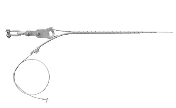 Installation of tension clamp Installation of tension clamp