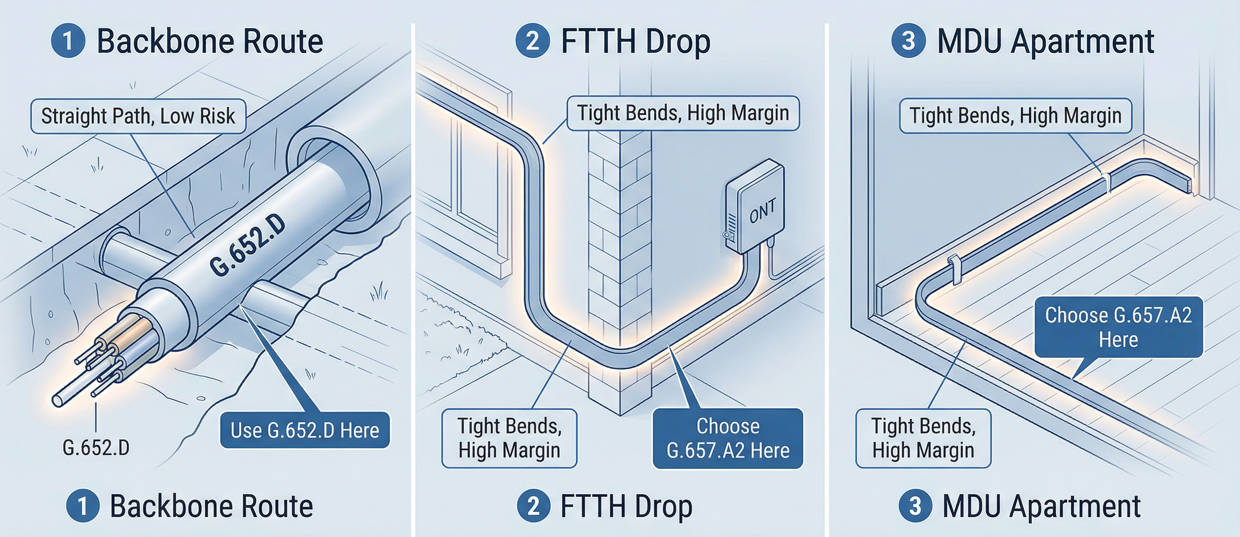 Where Each Fiber Type Fits Where Each Fiber Type Fits