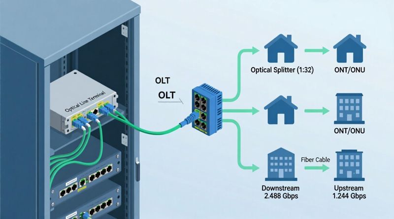 a full GPON network