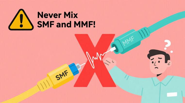 Can I mix single mode and multi mode fiber