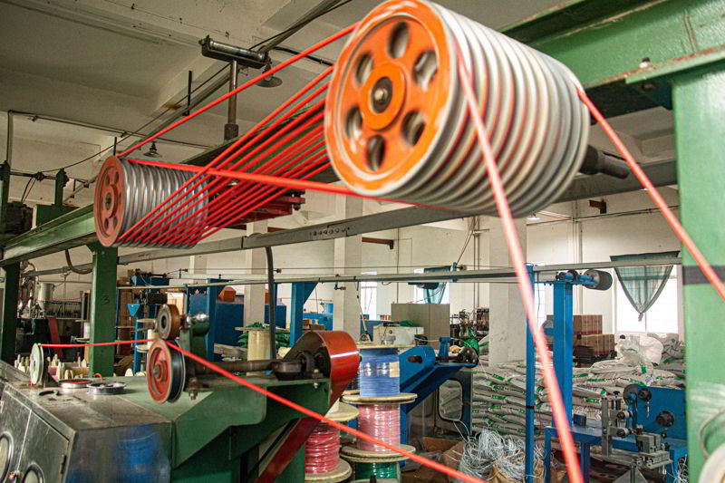Fire alarm cable production line