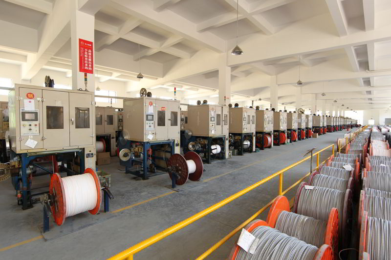 Coaxial cable braiding production equipment