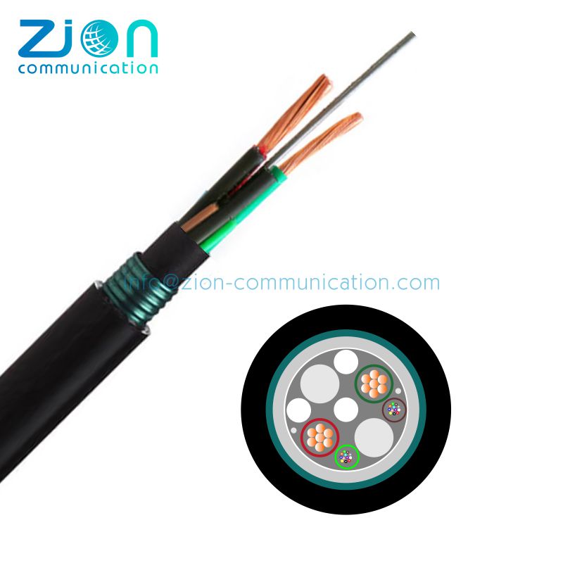 GDTA53 Double Sheath APL PSP Armored Hybrid Optical Fiber and Electrical Cable 