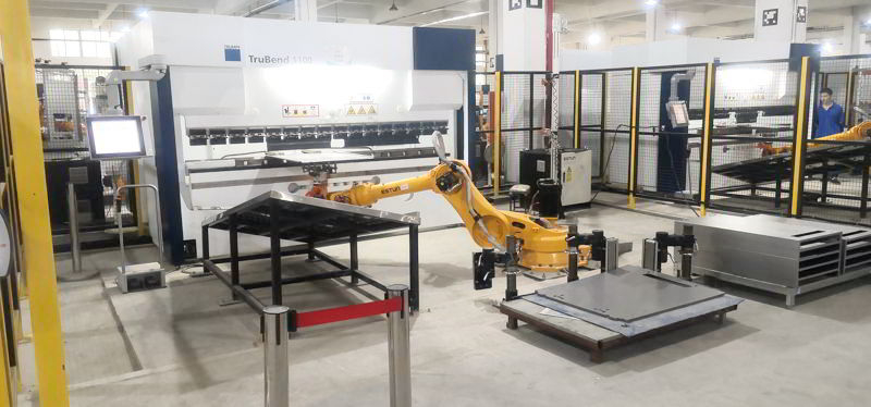Automated production of data center cabinets
