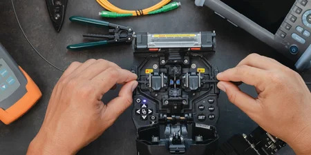 fiber connector termination Splicing