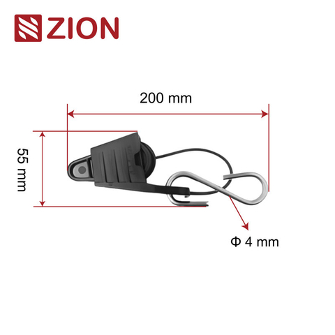 FTTH combination flat cable drop clamp FTTH combination clamp ZCSPC-04