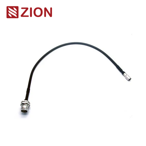 1/4" Super Flex Jumper Cable, NEX10 Male to 4.3/10 Female Bulkhead–L(Meter)