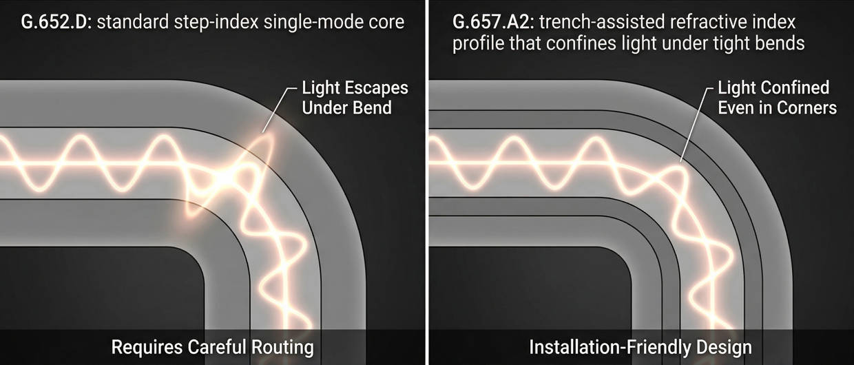 Why G.657.A2 Resists Bending Loss Why G.657.A2 Resists Bending Loss