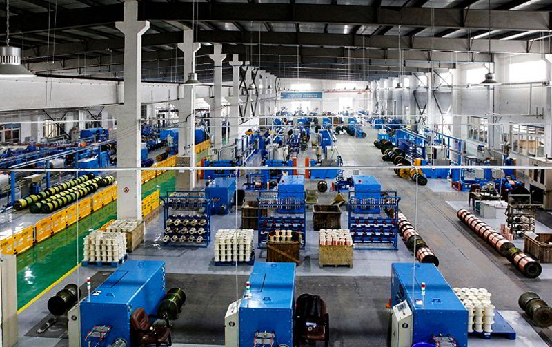 Ethernet cable factory production area