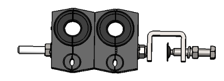 Feeder Cable Clamp, for 2x(4.8-7)+2x(22-29)mm Cable, 4Way