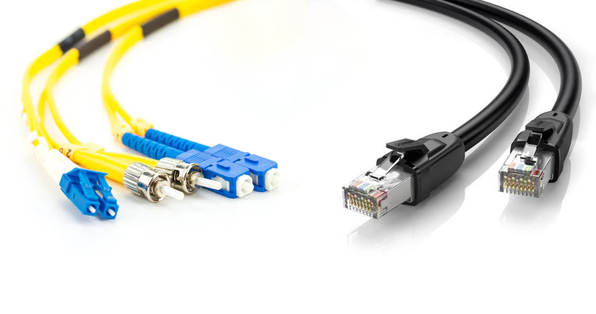 What is the difference between fiber patch cord and copper patch cords