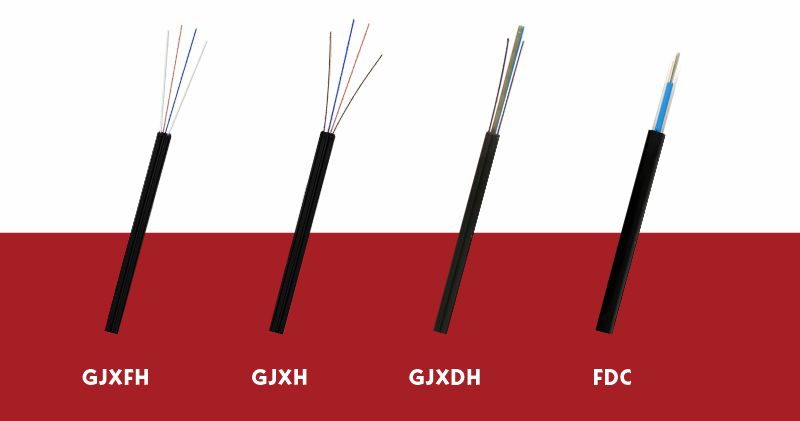 Flat FTTH Drop Cable
