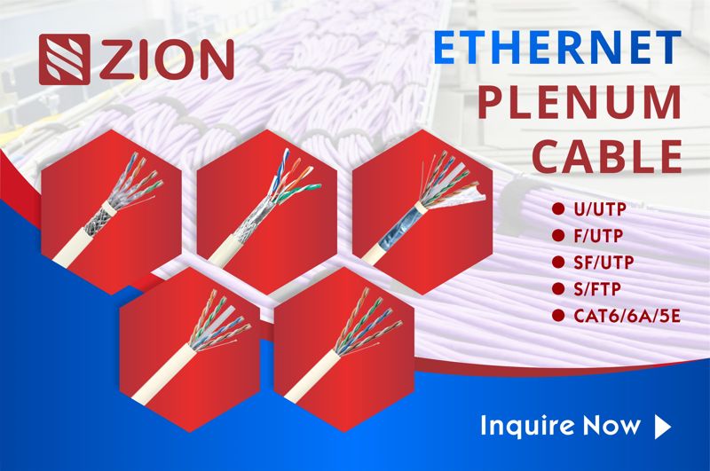 Plenum Rated Ethernet Cable (CMP)