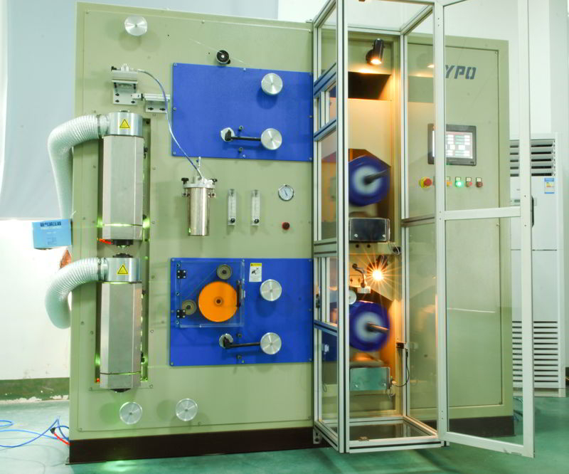 Fiber optic wire drawing equipment