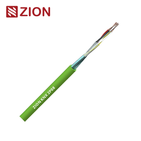 KNX Cable 2 Pair 0.8mm Solid Bare Copper, PE Insulation, Foil Shield, LSZH Jacket, Eca Rated