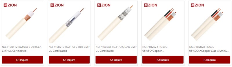 PLENUM COAXIAL CABLE