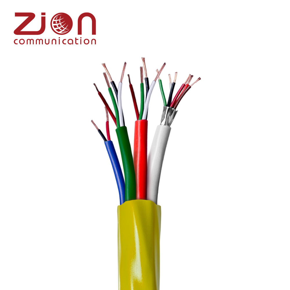 NO.7111557 4C×18AWG+3P×22AWG+2C×22AWG+4C×22AWG Access Control unshielded Cable all in one jacket Plenum