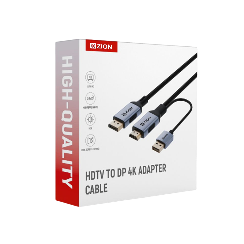 ZC140-4K HDMI to DP Cable packing ZC140-4K HDMI to DP Cable packing