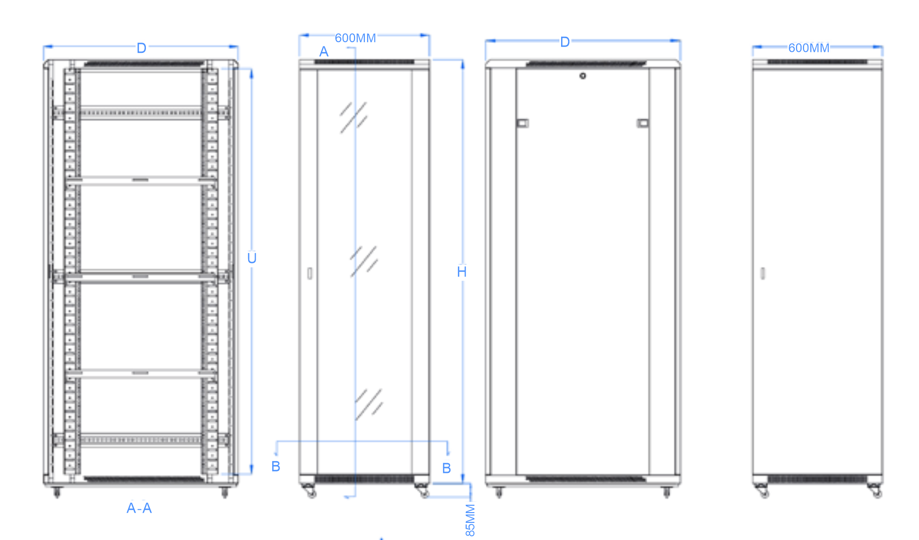 IDC06 server cabinet size 1 IDC06 server cabinet size 1