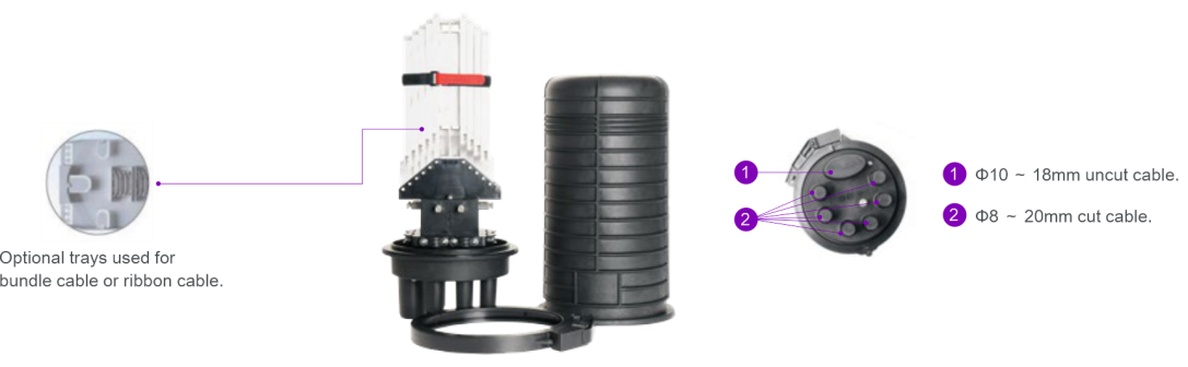 Fiber Optical Splice Closure ZCSC-D240-1 Fiber Optical Splice Closure ZCSC-D240-1