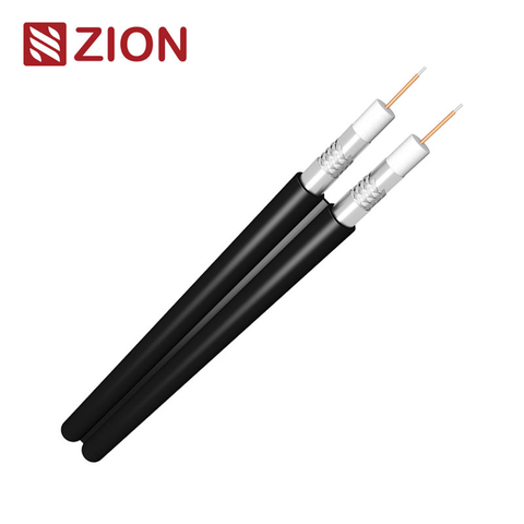 NO.7100046 RG6 Tri Dual 77% PVC CM