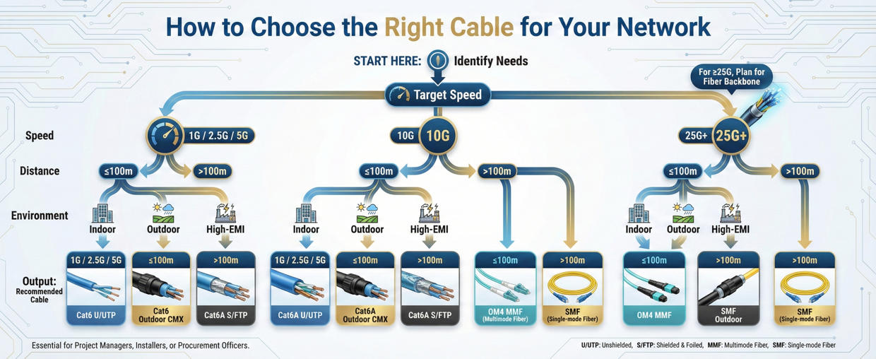 How to Choose the Right Cable for Your Network How to Choose the Right Cable for Your Network
