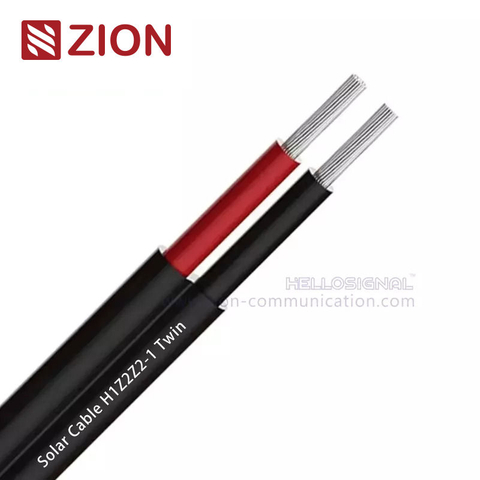 2×4.0mm²-Black/Red (H1Z2Z2-K) Twin Core Solar (PV) Cable (NO.7194103)- IEC62930/EN50618:2014