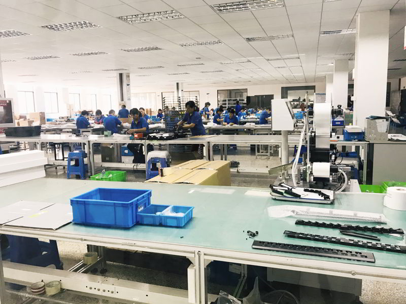 Patch panel assembly line