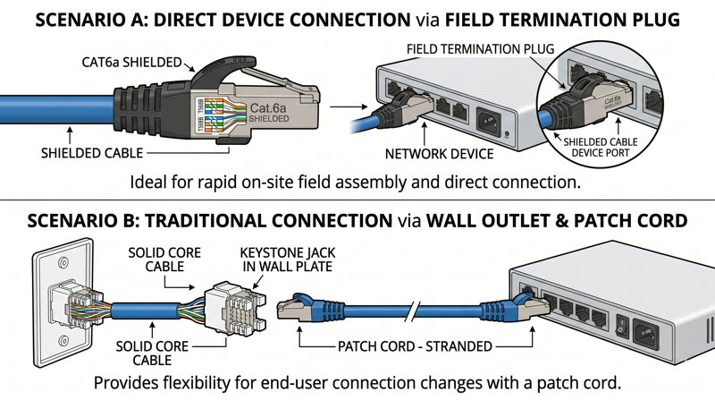 Direct Plug vs Structured Outlet Concept